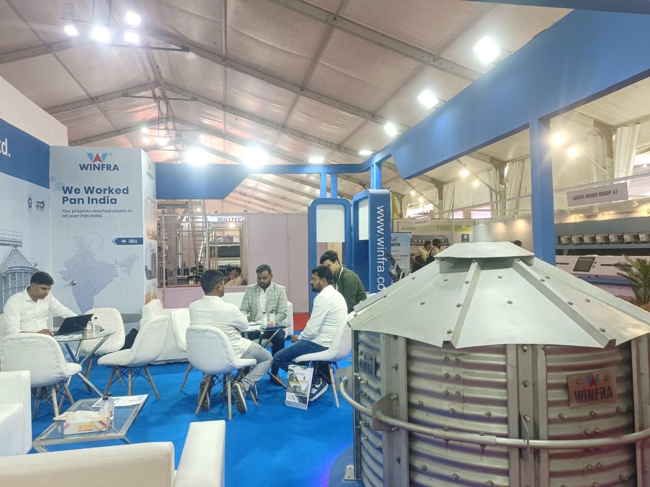 winfra team participate in karnal event